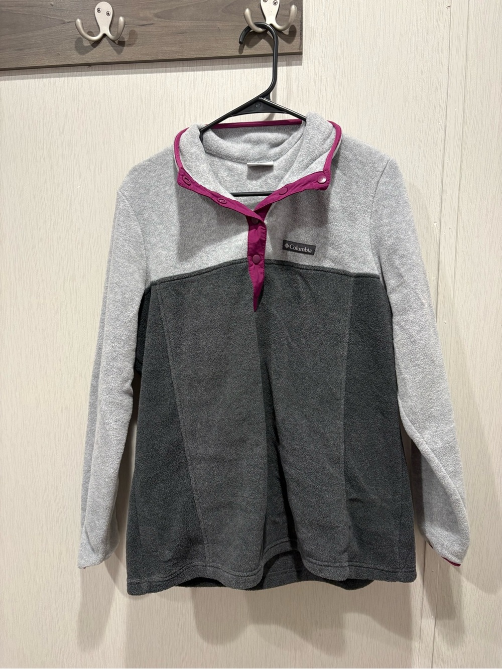 Columbia Gray Fleece Jacket